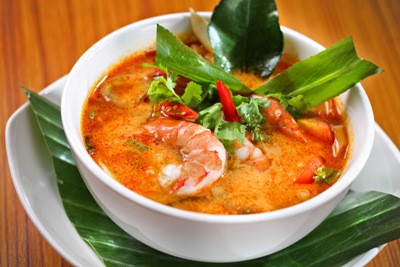 тайский суп топ-ям с кокосовым молоком