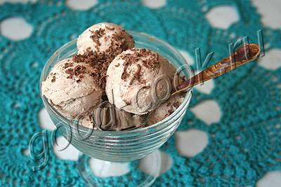 домашнее шоколадное мороженое