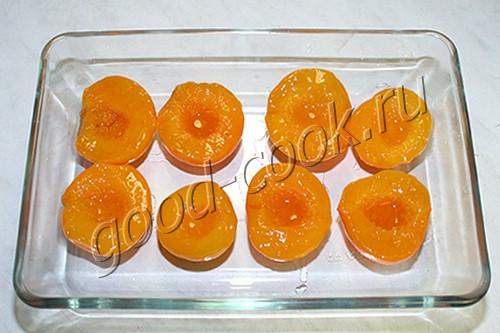 запеченные фаршированные персики