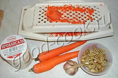 морковь с чесноком