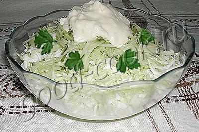 Капустный салат рецепт