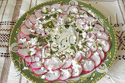 салат из редиса Рубиновый