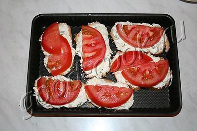 пикантные бутерброды с творогом