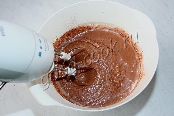 шоколадные кексы на твороге и кефире
