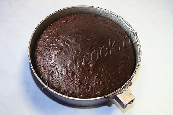 шоколадный бисквит на твороге
