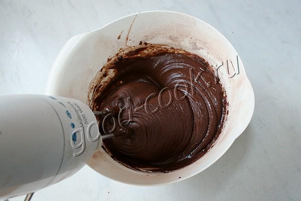 шоколадный кекс с бананами