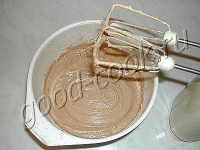 шоколадно-яблочный рулет