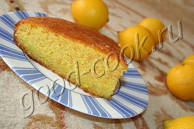 простой лимонный пирог