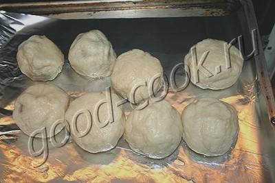 варёно-печёные булочки со сливами