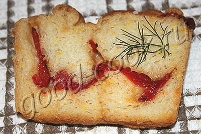 хлеб с маринованным перцем