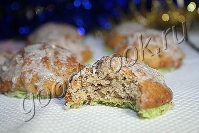 пряное рождественское печенье на вафлях