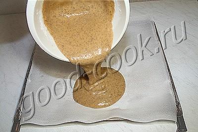 шоколадно-кофейный рулет с вишней