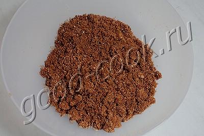 рассыпчатый вишнёвый пирог с шоколадными пряниками
