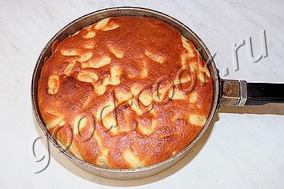 перевёрнутый пирог с творогом и ананасами