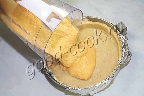 песочный пирог с начинкой из кураги