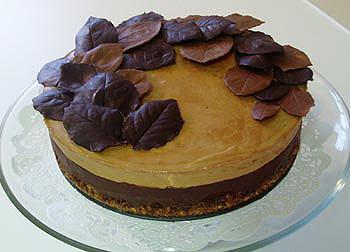 шоколадный торт-мусс с кофейным ликером