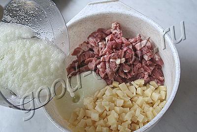 мясо с картофелем тушеные в лаваше