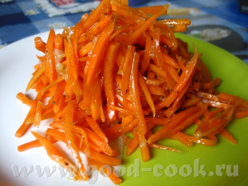Морковь по-корейски I (с соевым соусом)