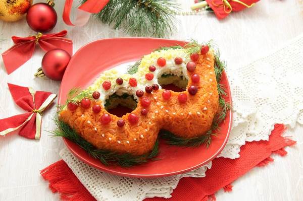 праздничный салат Маска