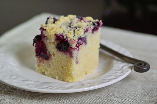Janet's blueberry coffee cake - Пирог с черникой к кофе от Дженет 