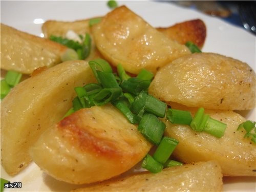 Хрустящая картошка на листе (советы шеф-повара)