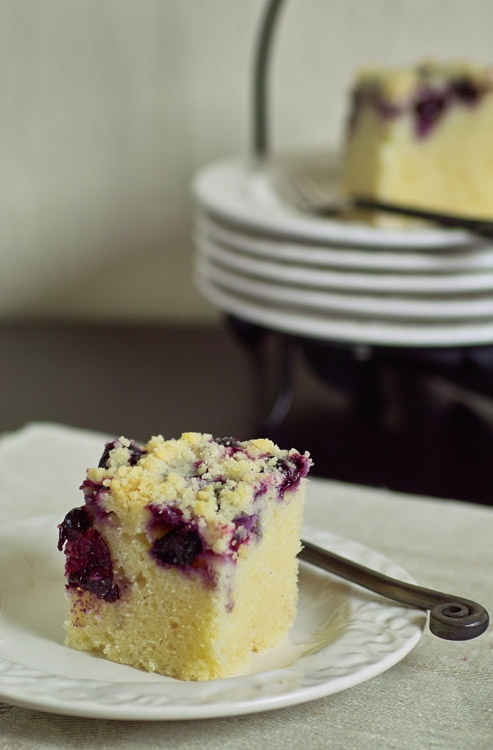 Janet's blueberry coffee cake - Пирог с черникой к кофе от Дженет 