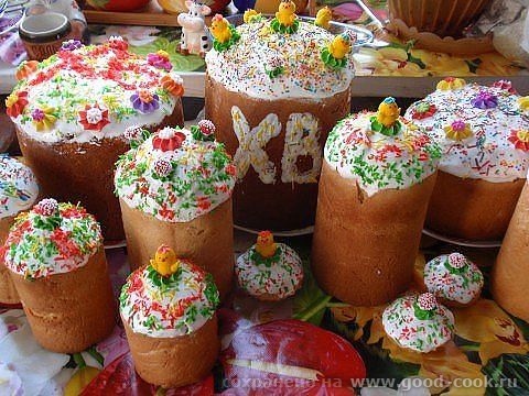 кулич на Пасху
