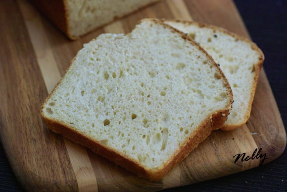 Белый хлеб для сэндвичей на закваске 220г жидкой закваски 125 мл воды 1 ст