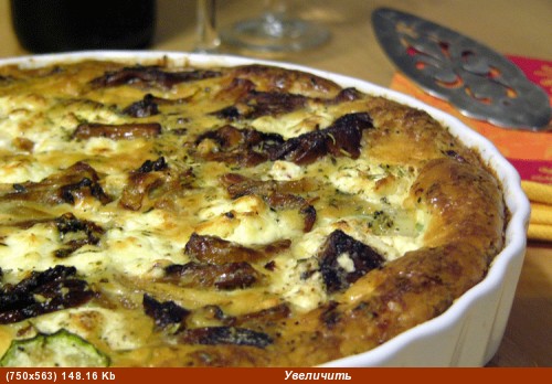 Продолжаем запекать овощи a la quiche, только без теста
