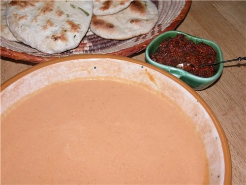 МАРОКАНСКИЙ ТЫКВЕННЫЙ СУП С ХАРИССОЙ (или атомная бомба своими руками) ТЫКВЕННЫЙ СУП Ну ето до безо...