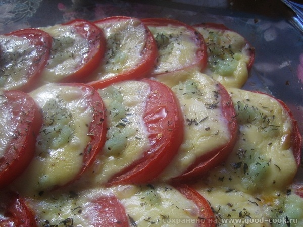 Помидоры, запеченные с сыром