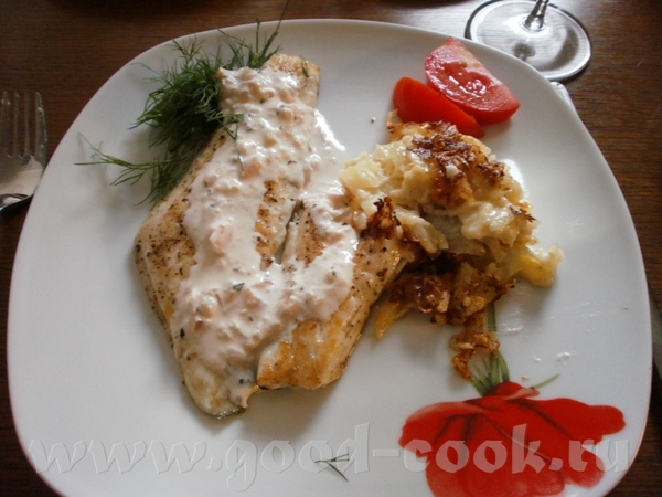 Filets de Bar Grillй Sauce а la Sauge/Филе морского окуня с соусом из шалфея Ингредиенты (2 человек...