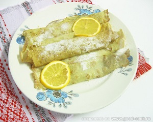 лимонные блинчики