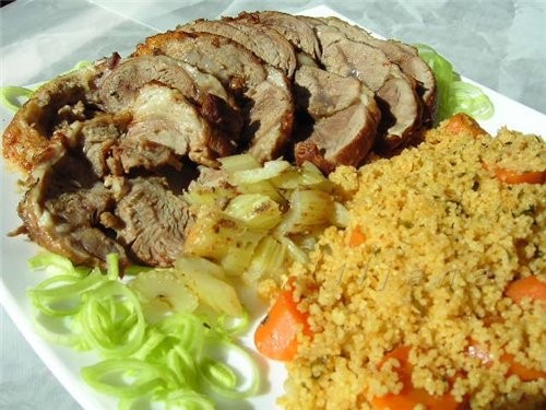 Баранина тушёная, с кускус - 2