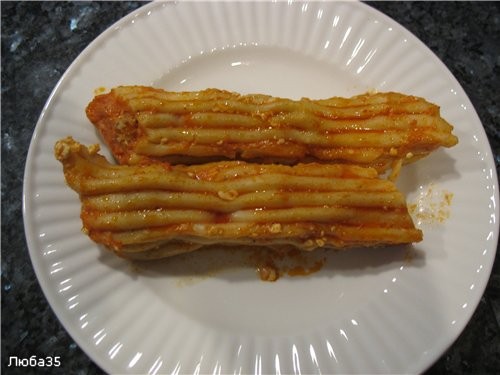 Большое спасибо Наташе stacnatalya за ЛОЖНЫЕ УЛИТКИ С МЯСОМ только вместо улиток у меня были манико...