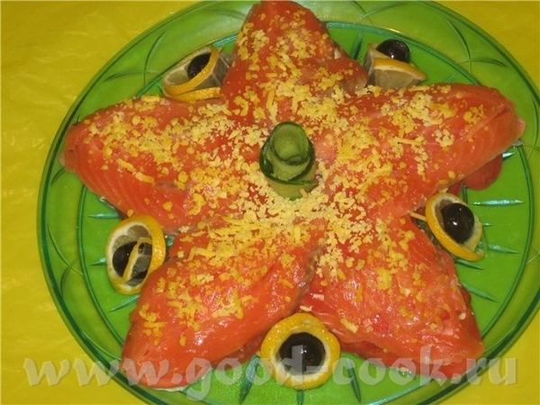 "Морская звезда" по-королевски От nikulj Невероятно вкусный салат из морепродуктов и рыбы - 8