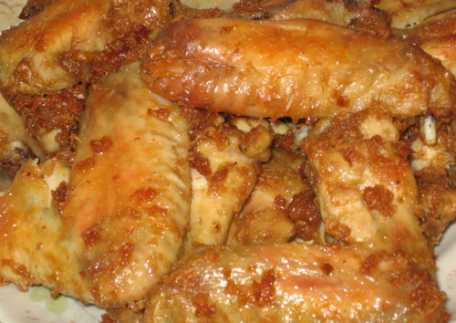 Куриные крылья в арахисовой пасте - 2