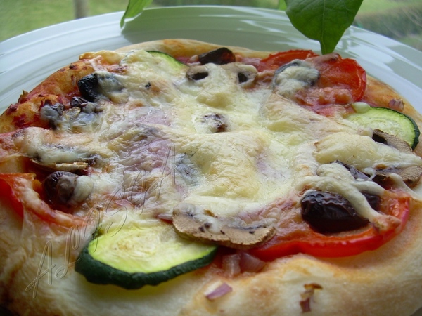 ЛЕПЕШКИ С ЗАТАРОМ ПИЦЦА ПОРЦИОННАЯ С ЦУККИНИ И ГРИБАМИ - 4