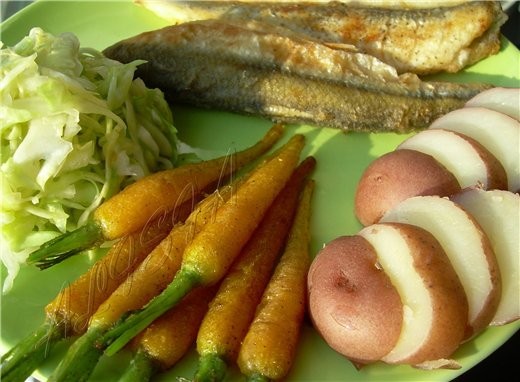 На прошлой неделе у нас был такой простенький, но вкусный ужин - 2