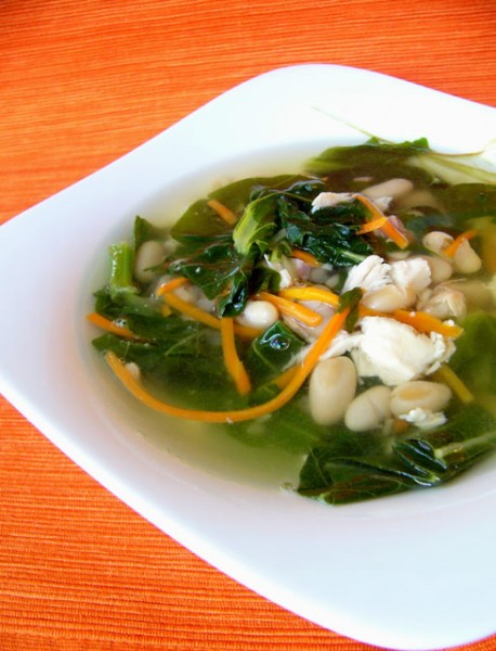 Для любителей легких овощных супов рекомендую Суп с фасолью и мангольдом в итальянском стиле Фото о...