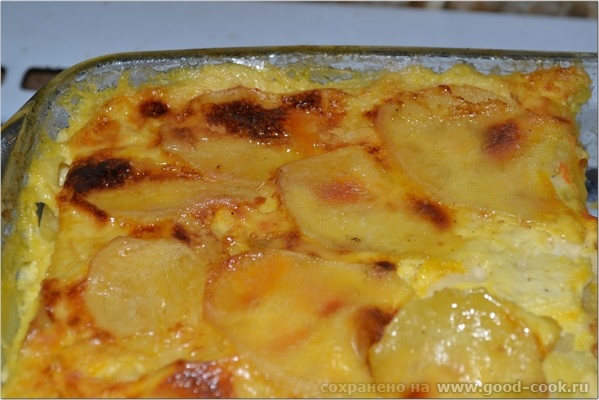 КАРТОФЕЛЬНЫЙ ГРАТЕН С КОЛБАСНЫМ СЫРОМ