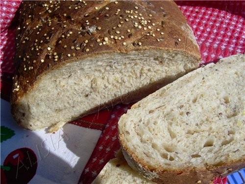 ХЛЕБ MULTI-GRAINS / на закваске / БАХШ БУХАРСКИЙ ЗЕЛЕНЫЙ ПЛОВ ЗЕЛЕНЫЕ ФАРШИРОВАННЫЕ ПОМИДОРЫ /солен... - 2