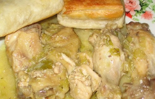 Ужин в духовке "Брокколи и все все все" Курица с луком-пореем Цветная капуста тушенная в помидорках... - 4