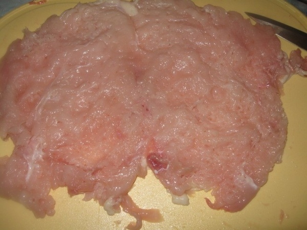 Курино-говяжий рулет с горчицей и чесноком - 3