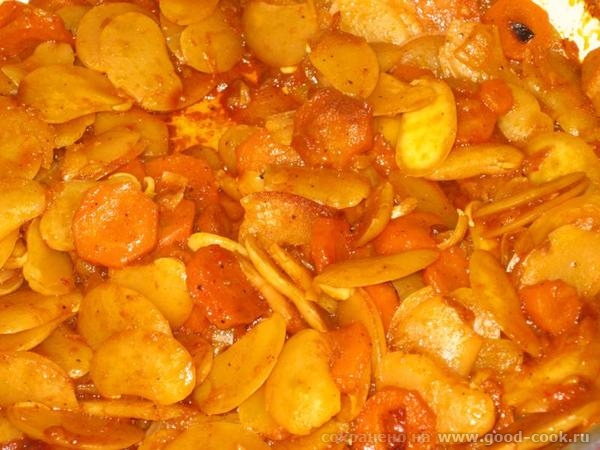 Пилаки с бомбейской фасолью