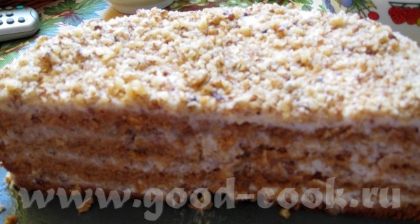 Торт "Медовик" 2 яйца 120 г сахара 120 г меда 240 г муки 0,5 ч