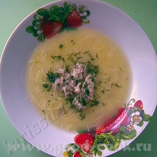 КУРИНЫЙ СУП СЫРНЫЙ СУП