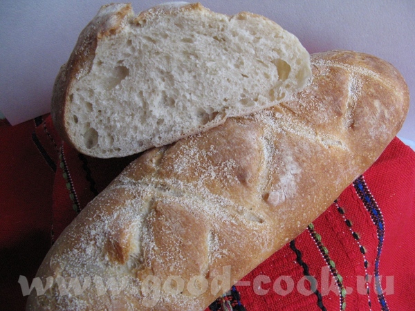 Принесла сюда показать какой получился у меня хлебушек Хлеб на пивном poolish от Бертинета
