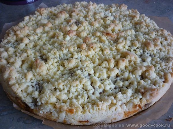 Streuselkuchen- пирог со штройзелем и начинкой
