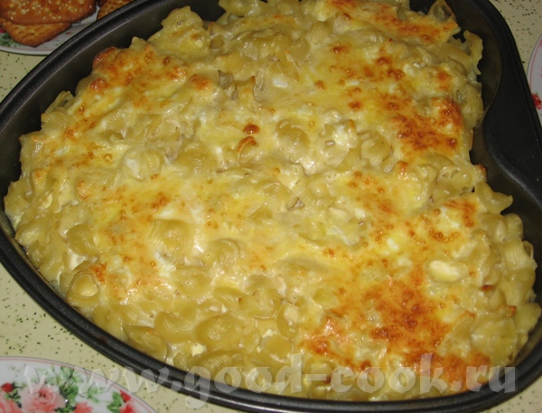 Маакероне огратен (Молочная запеканка из макарон)